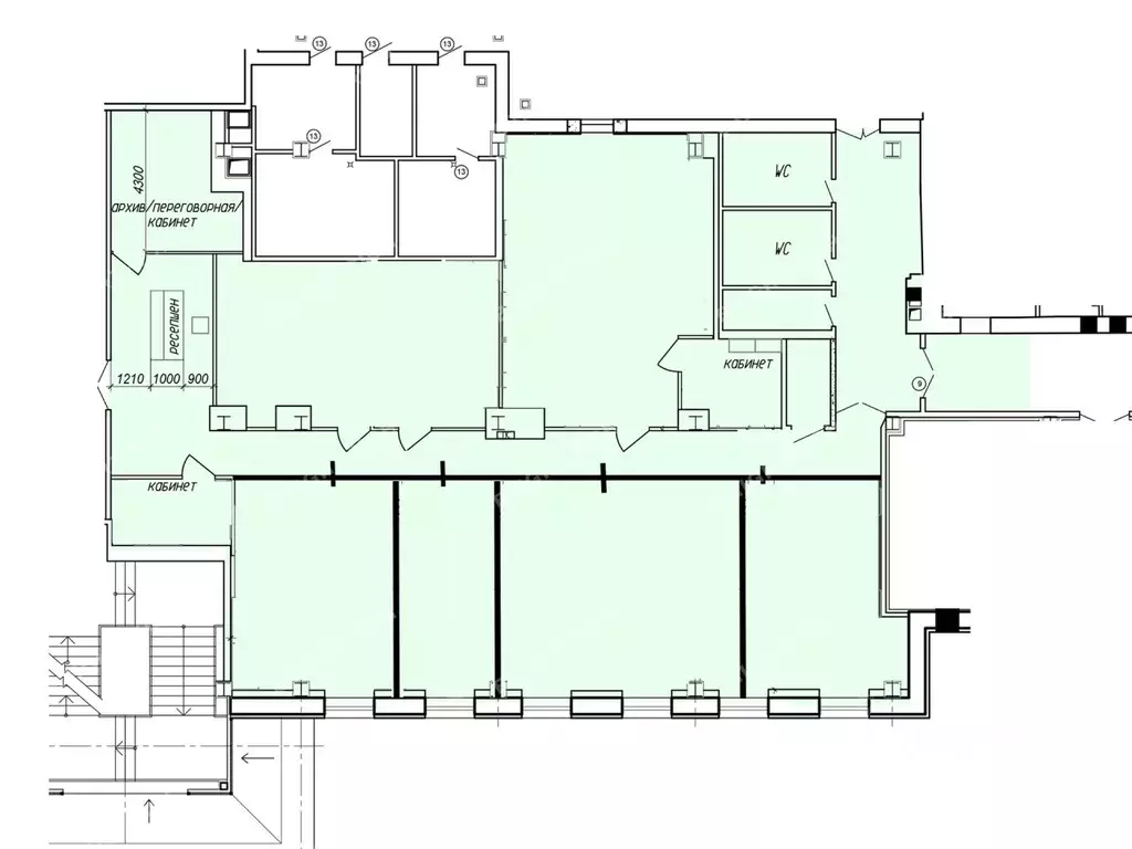 Офис в Санкт-Петербург Петроградская наб., 20 (389 м) - Фото 2