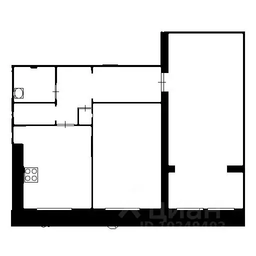 2-к кв. Башкортостан, Уфа ул. Рабкоров, 9 (52.0 м) - Фото 1