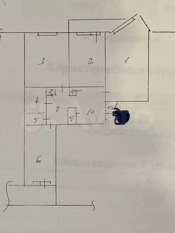 3-к. квартира, 61,8 м, 7/9 эт. - Фото 0