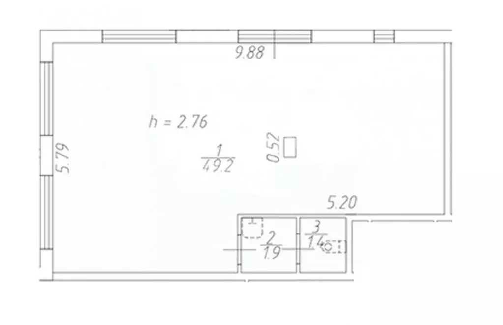 Торговая площадь в Санкт-Петербург Варфоломеевская ул., 6 (53 м) - Фото 1