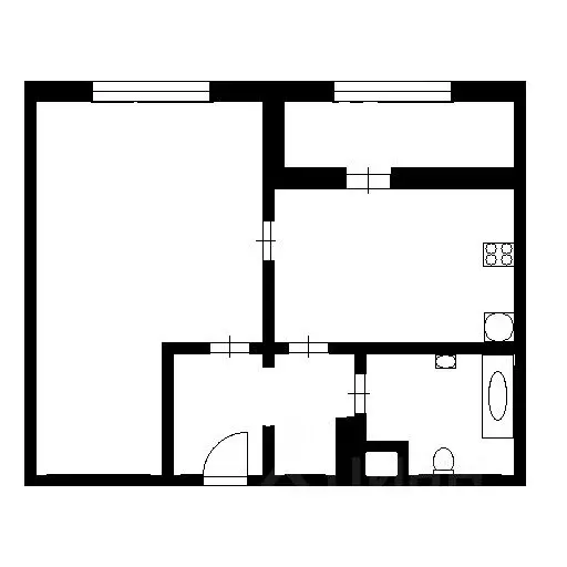 1-к кв. Москва ул. Лавриненко, 13к3 (35.0 м) - Фото 2