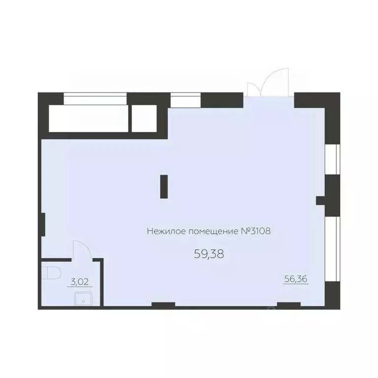 Помещение свободного назначения в Воронежская область, Воронеж Заря ... - Фото 2