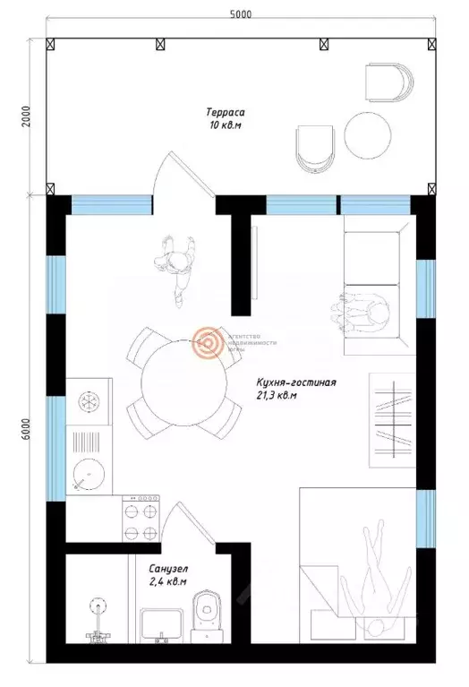 Дом в Тюменская область, Тюменский муниципальный округ, Каменское ... - Фото 2