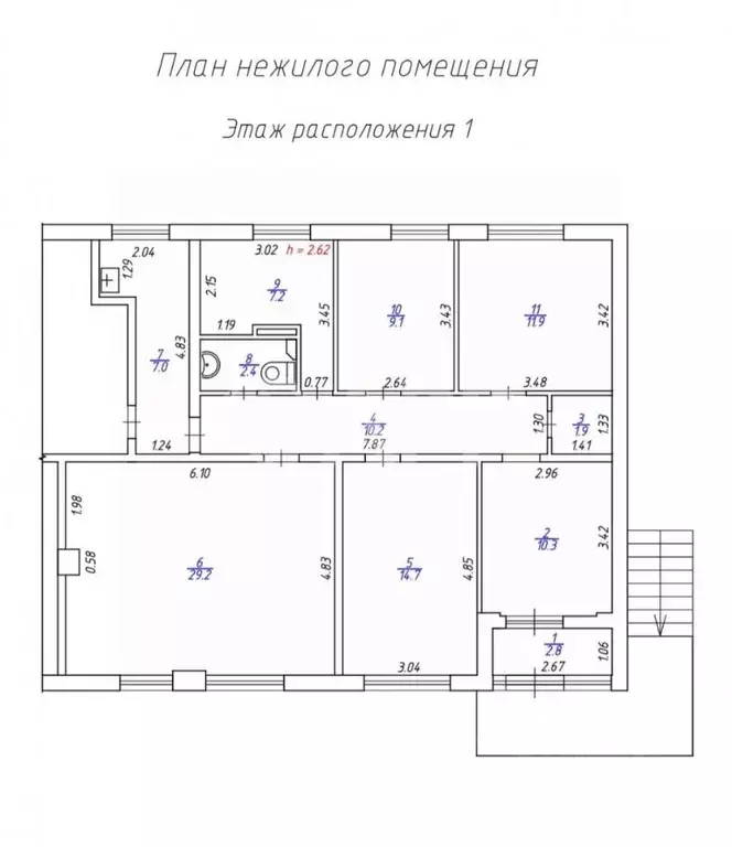 Офис в Удмуртия, Ижевск ул. 10 лет Октября, 22 (106 м) - Фото 2