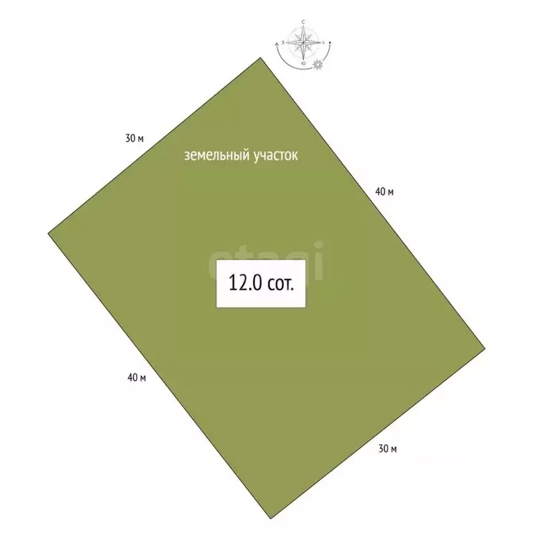 Участок в Новосибирская область, Искитимский район, Листвянский ... - Фото 2