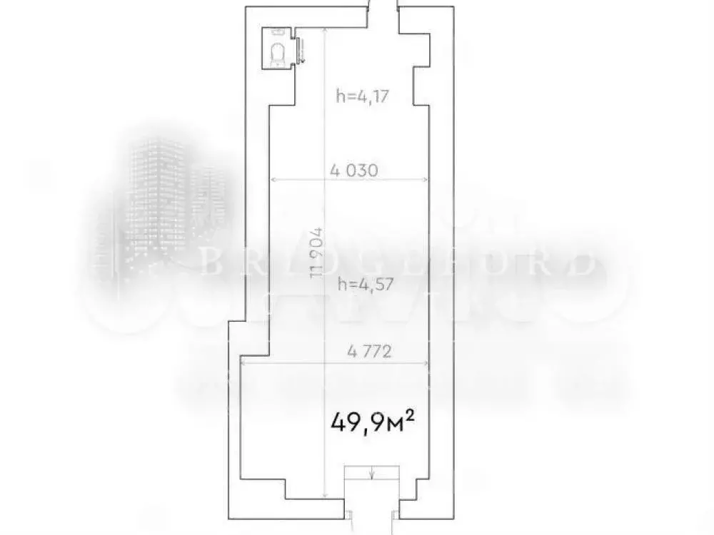 Продам торговое помещение, 49 м - Фото 1