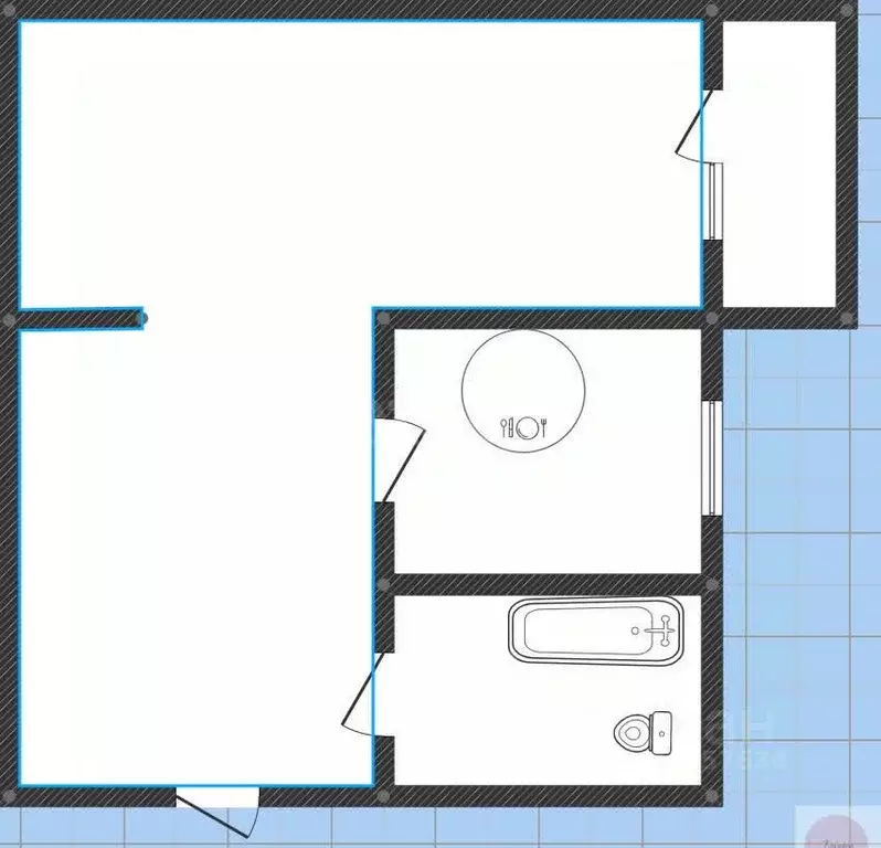 1-к кв. Иркутская область, Ангарск 13-й мкр, 13 (31.3 м) - Фото 1