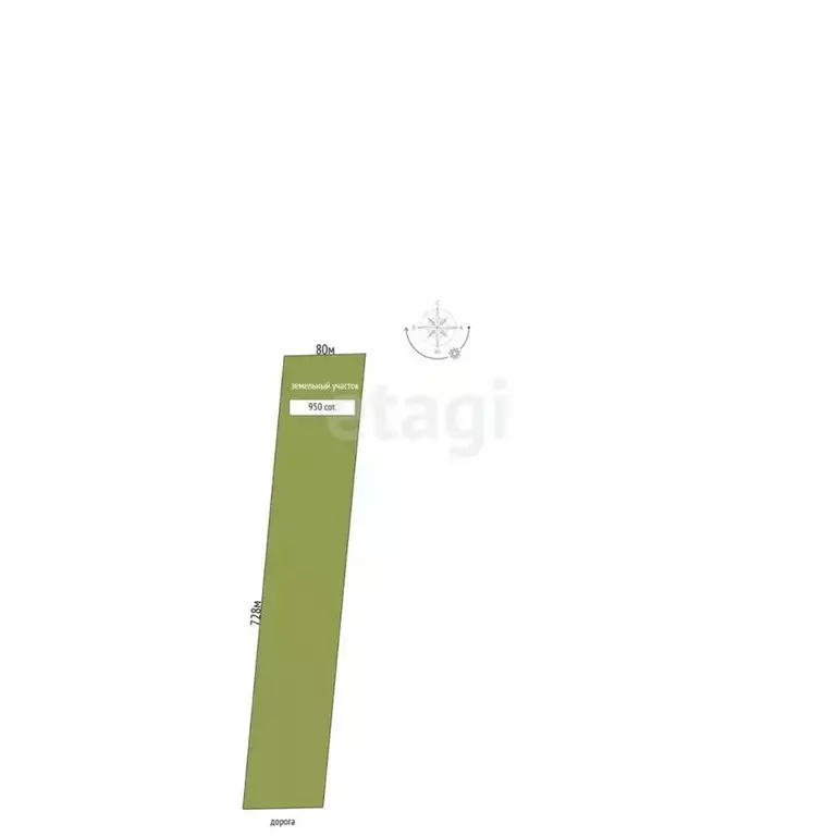 Участок в Крым, Кировский район, с. Приветное ул. Трудовая (950.0 ... - Фото 2