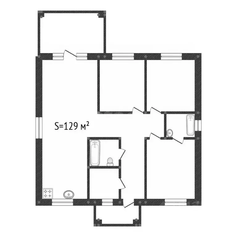 Дом в Башкортостан, Уфа городской округ, с. Нагаево ул. Спутниковая, ... - Фото 2