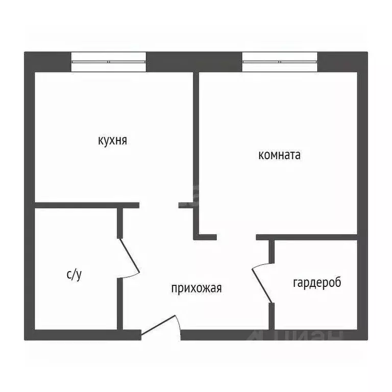 1-к кв. Красноярский край, Красноярск ул. Авиаторов, 23 (40.0 м) - Фото 2