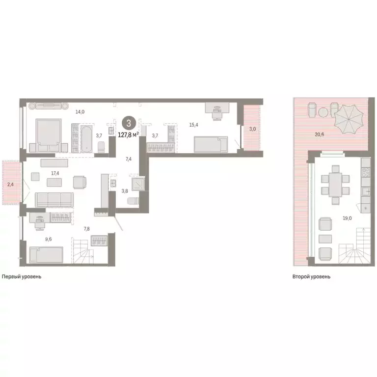 3-комнатная квартира: Новосибирск, Октябрьский район, микрорайон ... - Фото 1