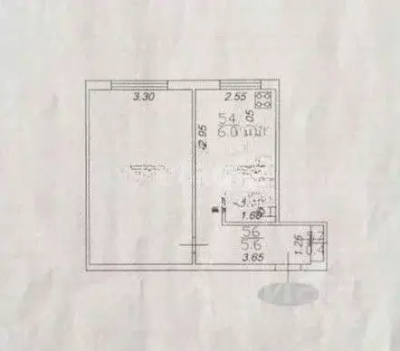 1-к кв. Татарстан, Казань ул. Лушникова, 7 (36.0 м) - Фото 2