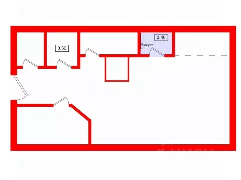 Склад в Санкт-Петербург просп. Обуховской обороны, 36 (3 м) - Фото 2