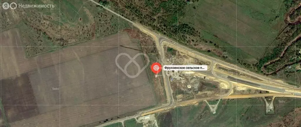 Участок в Фрунзенское сельское поселение (400 м) - Фото 1
