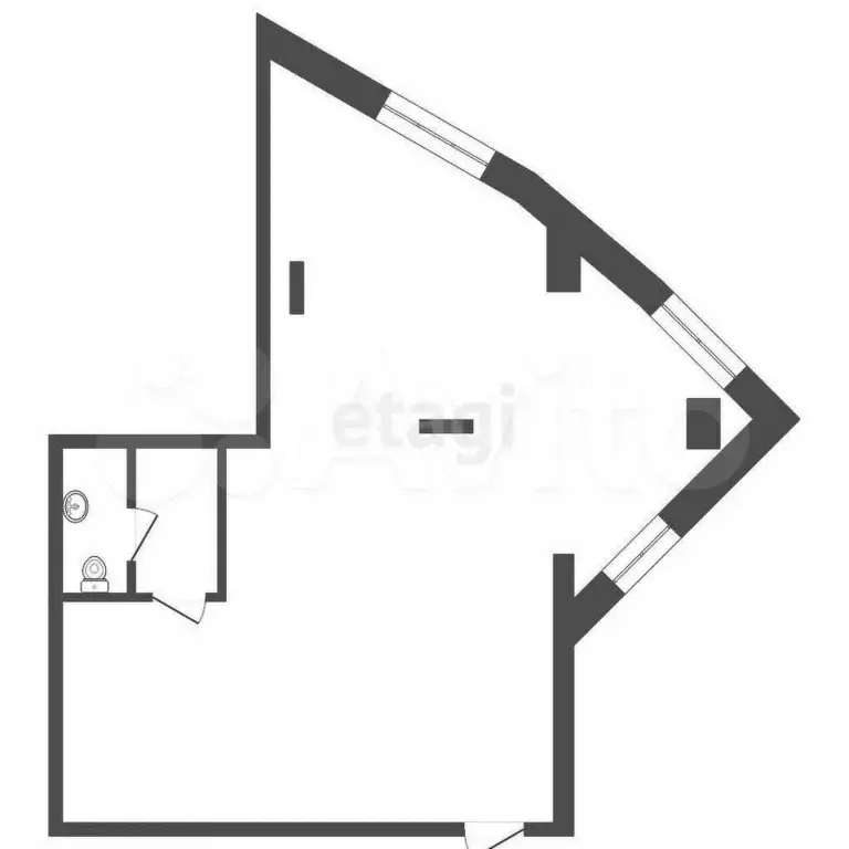 Продам офисное помещение, 61.6 м - Фото 0