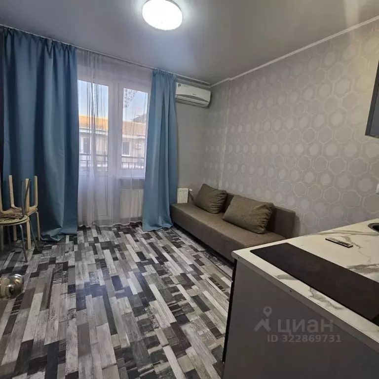 Студия Краснодарский край, Краснодар ул. Сахалинская, 15к3 (19.0 м) - Фото 1