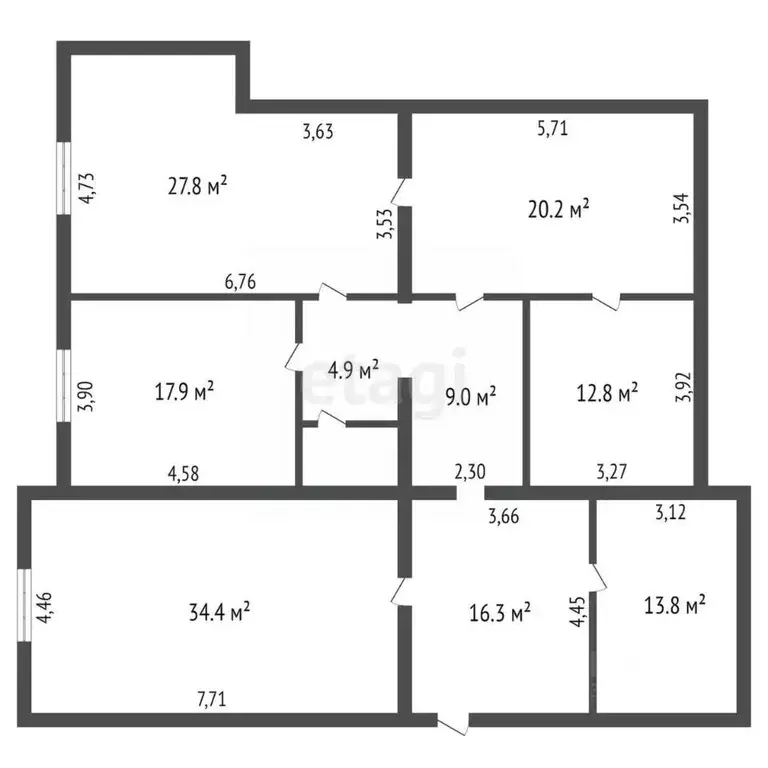 3-к кв. Амурская область, Благовещенск Артиллерийская ул., 17 (159.7 ... - Фото 1