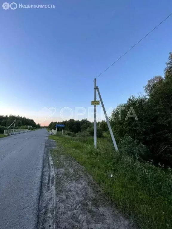 Участок в Тюменский муниципальный округ, деревня Малиновка, Брусничная ... - Фото 0