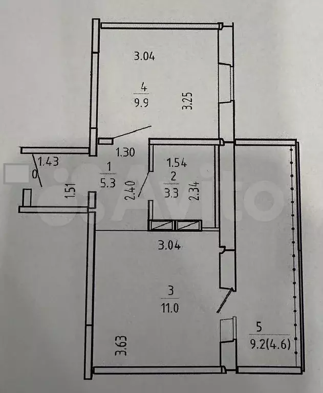 1-к. квартира, 34,1 м, 3/18 эт. - Фото 0