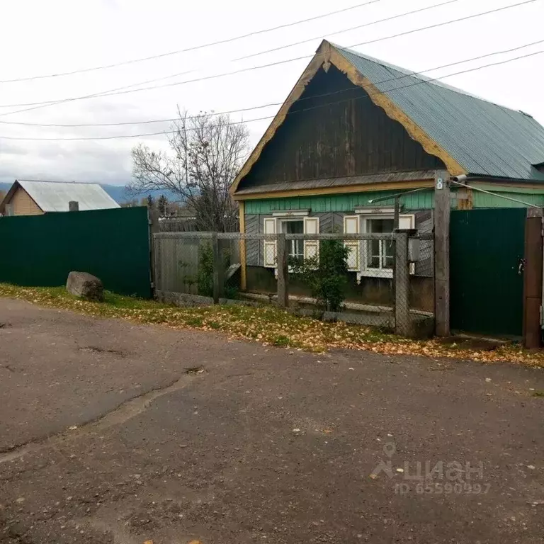 Дом в Бурятия, Кабанский район, с. Выдрино ул. Байкальская, 12 (56 м) - Фото 0