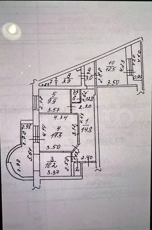 3-к. квартира, 85 м, 5/10 эт. - Фото 0