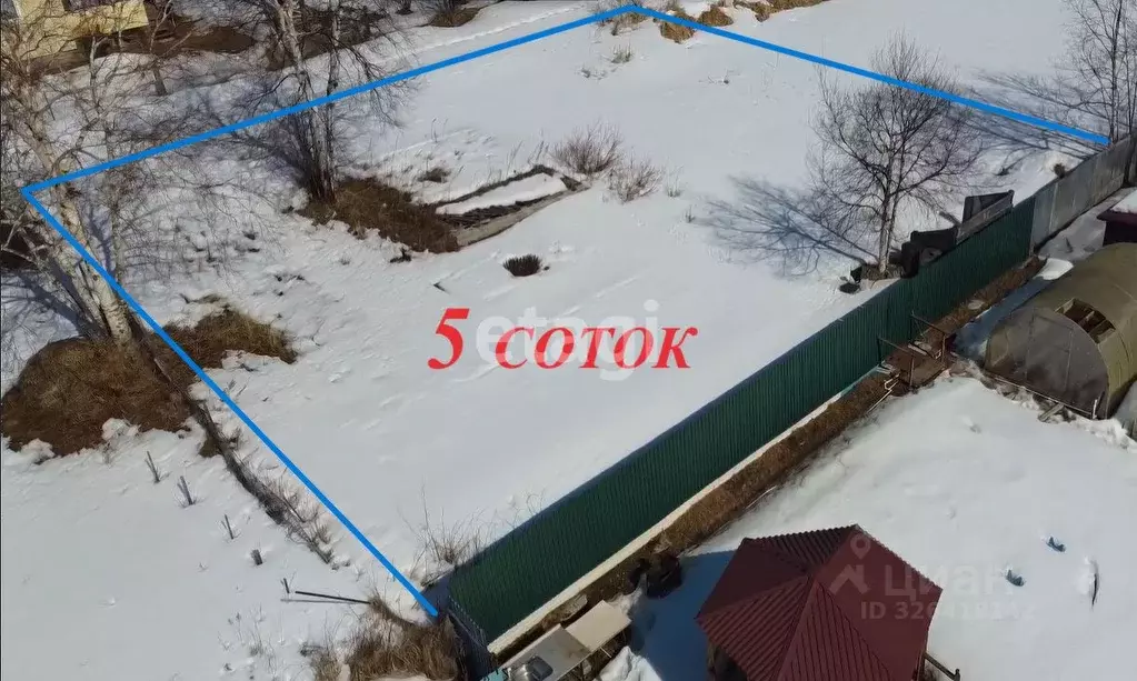 Участок в Камчатский край, Елизовский муниципальный округ, Ручеек СНТ  ... - Фото 1