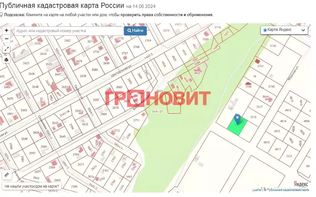 Участок в Новосибирская область, Искитимский район, с. Морозово ... - Фото 1