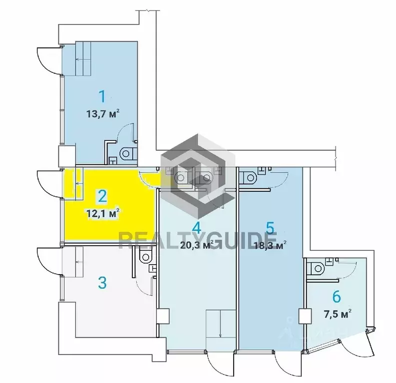 Помещение свободного назначения в Москва просп. Мира, 97 (12 м) - Фото 1