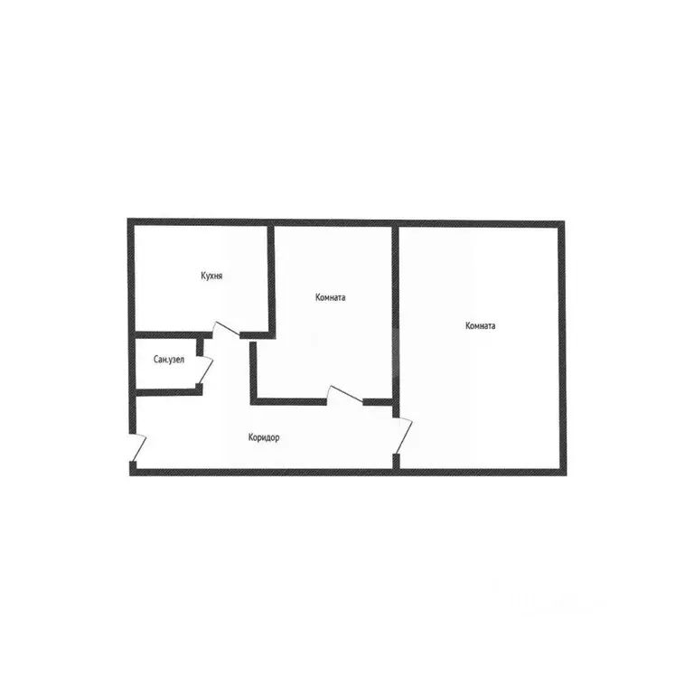 2-к кв. Белгородская область, Белгород Молодежная ул., 12 (43.0 м) - Фото 1