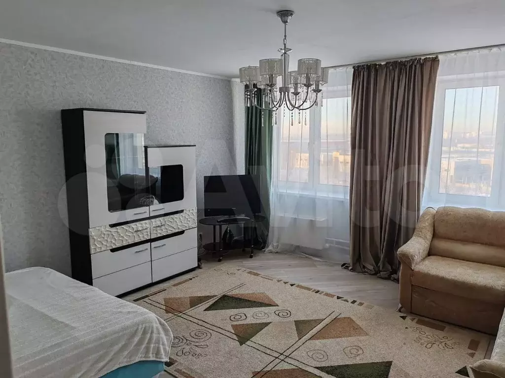 1-к. квартира, 45,5 м, 9/10 эт. - Фото 1