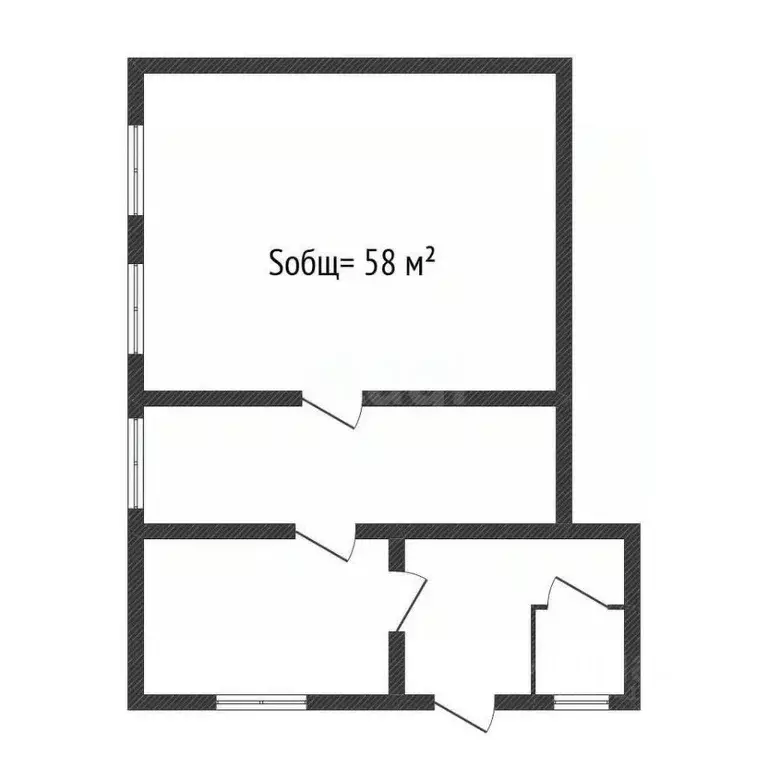 Дом в Брянская область, Брянск ул. Фрунзе (50 м) - Фото 1