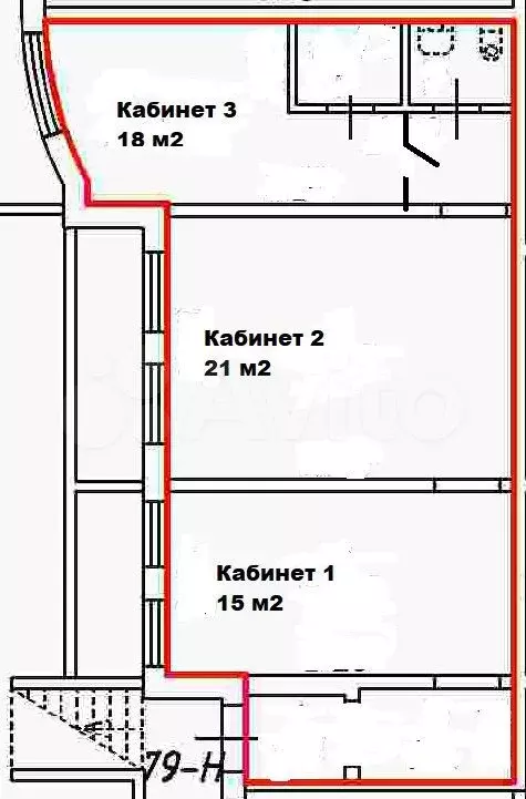 Свободного назначения/аренда кабинета, 18 м - Фото 0