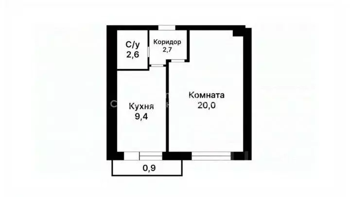 1-к кв. Москва Севанская ул., 15К1 (35.2 м) - Фото 1