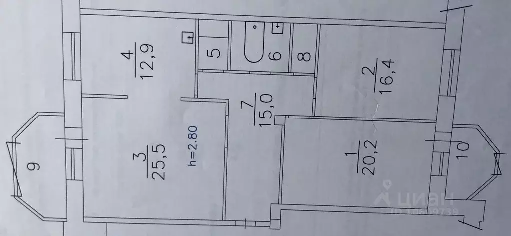 3-к кв. Красноярский край, Красноярск ул. Белопольского, 2А (107.9 м) - Фото 1