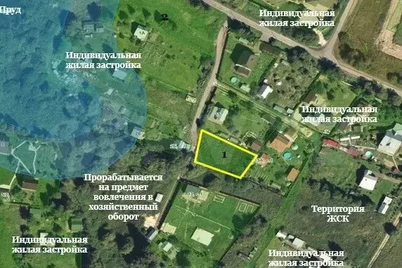 Участок 7.3 сот. (ИЖС) - Фото 1