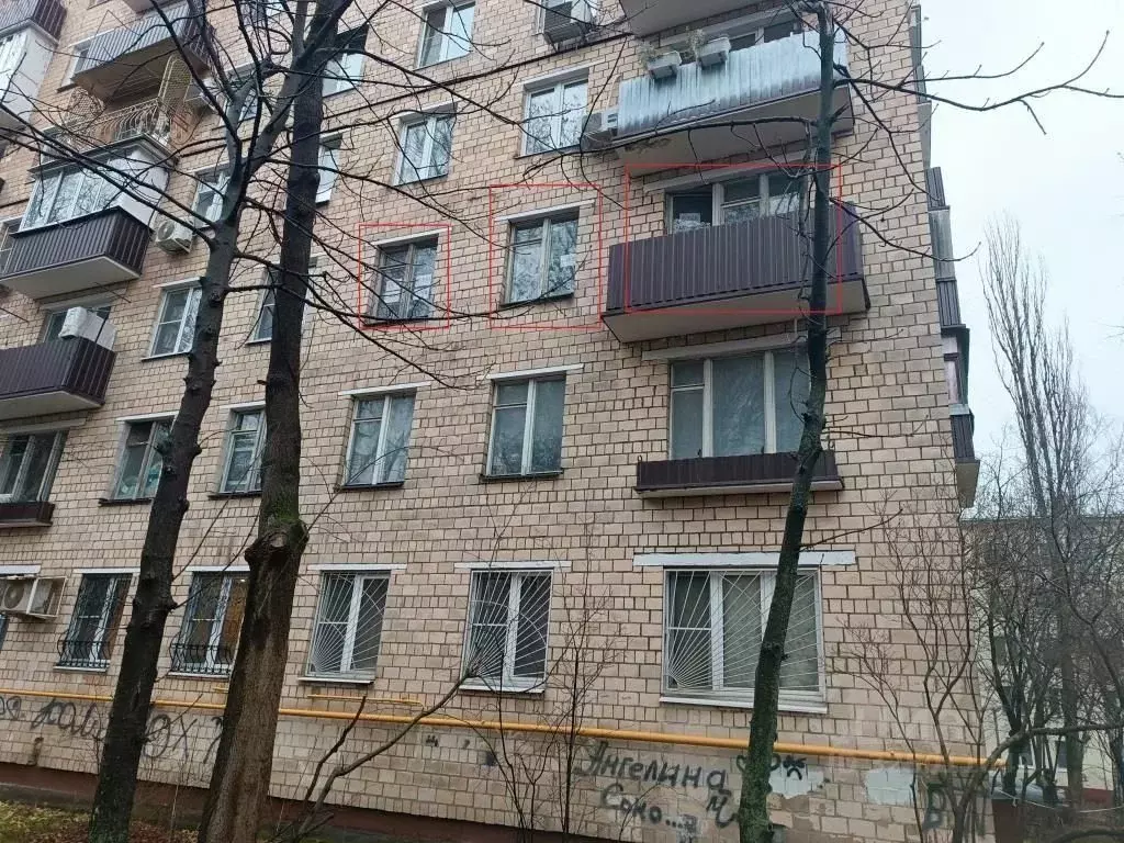 Свободной планировки кв. Москва ул. Генерала Глаголева, 25К2 (38.0 м) - Фото 2