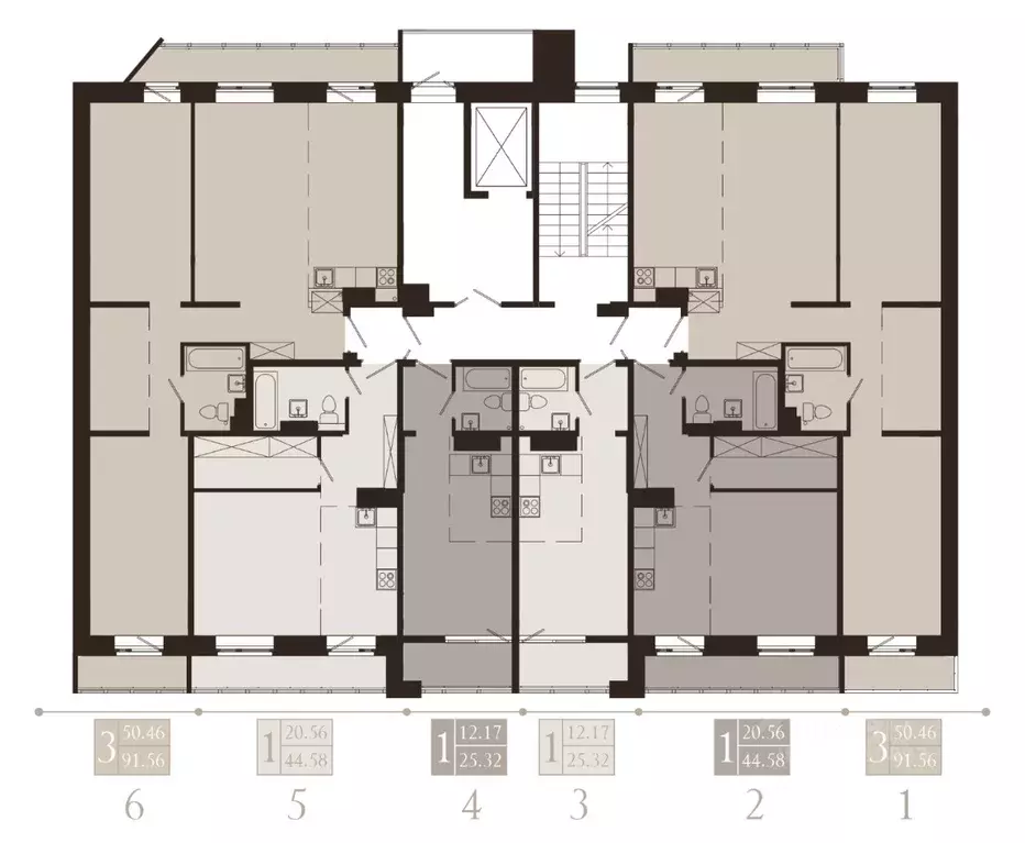 1-к кв. Иркутская область, Иркутск Советская ул., 115/1 (44.58 м) - Фото 2