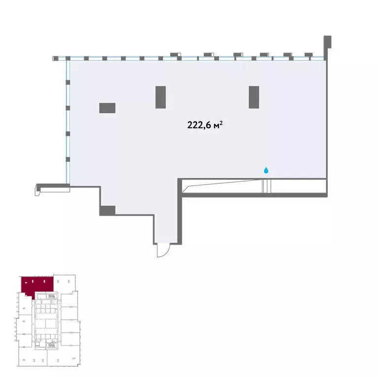 Офис (222.6 м) - Фото 1