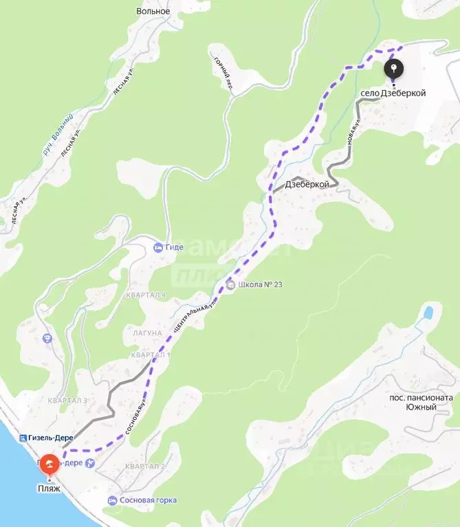 Участок в Краснодарский край, Туапсинский муниципальный округ, с. ... - Фото 2