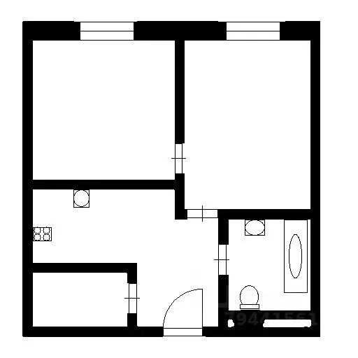 1-к кв. Московская область, Красногорск ул. Авангардная, 3 (35.0 м) - Фото 2