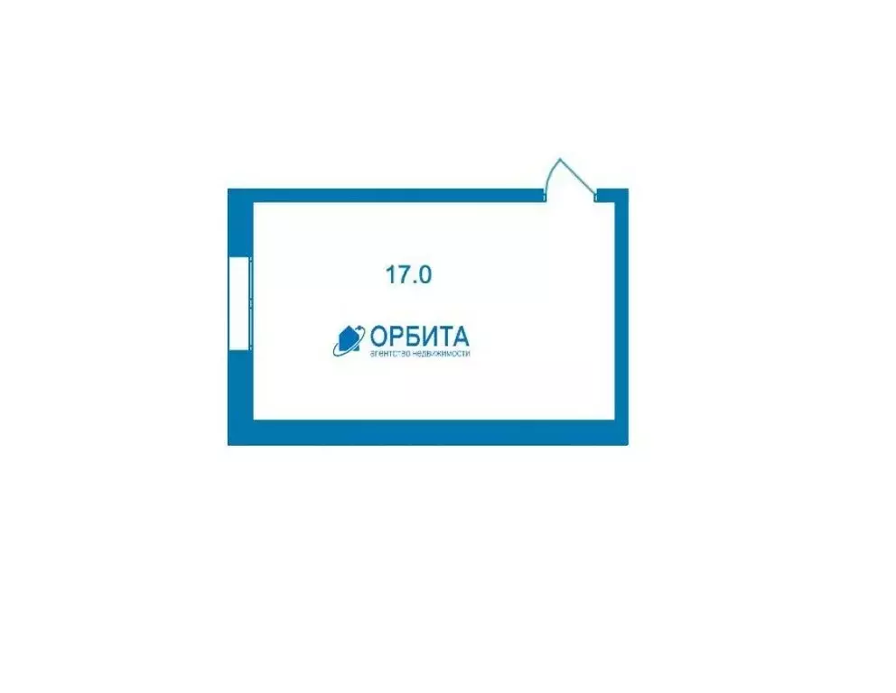 1к в -комнатной квартире (15 м) - Фото 1