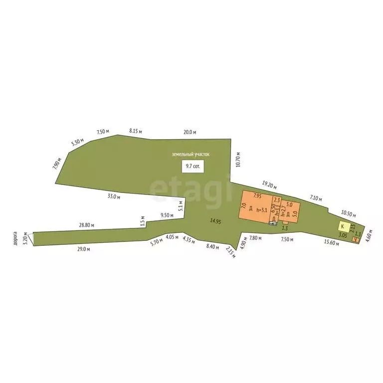 Дом в Аксай, улица Степана Разина (75 м) - Фото 1