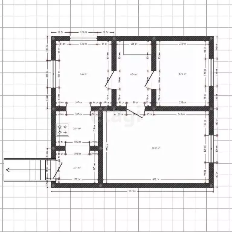 Дом в Саратовская область, Саратов Смоленская ул., 1 (35 м) - Фото 1