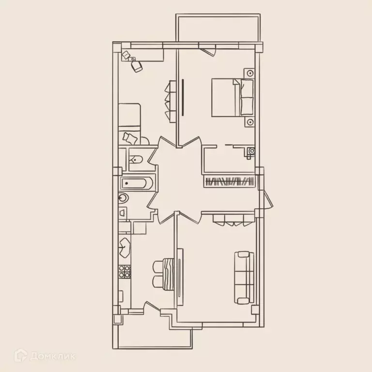 Продаётся 3-к квартира, 85.4 м - Фото 0