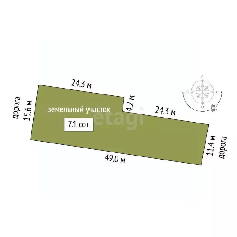 Участок в Тюменская область, Тюмень Березняковский мкр, ул. ... - Фото 1