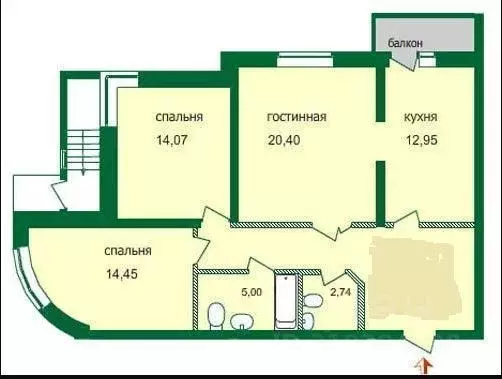 3-к кв. Свердловская область, Екатеринбург ул. Рассветная, 9А (87.0 м) - Фото 0