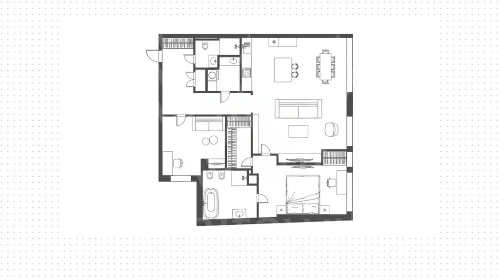 3-к кв. Москва Садовническая ул., 57С2 (110.0 м) - Фото 1