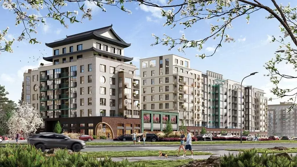 3-комнатная квартира: Первомайский, ЖК Икигай (73 м) - Фото 1