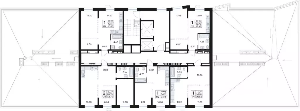 1-к кв. Приморский край, Владивосток Клуб 25 жилой комплекс, 3 (34.16 ... - Фото 2