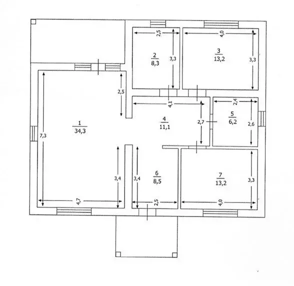 Дом в посёлок Пробуждение, улица Пушкина, 17 (109 м) - Фото 2